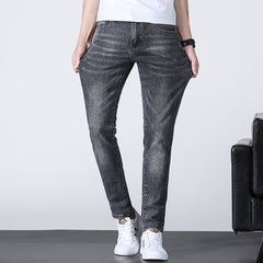 Stretch Fashion Embroidered Jeans