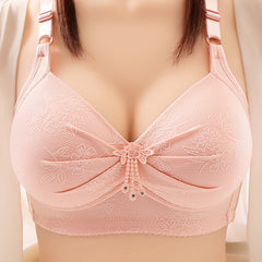 Plus size push up thin bust bra