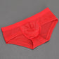 New Men's Low Waist Mesh Breathable Large Size Briefs