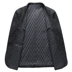 Large Size Business Casual Woolen Blazer