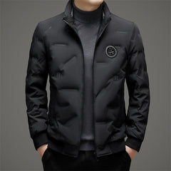 New Men's Stand Collar Warm, Casual and Versatile Down Jacket