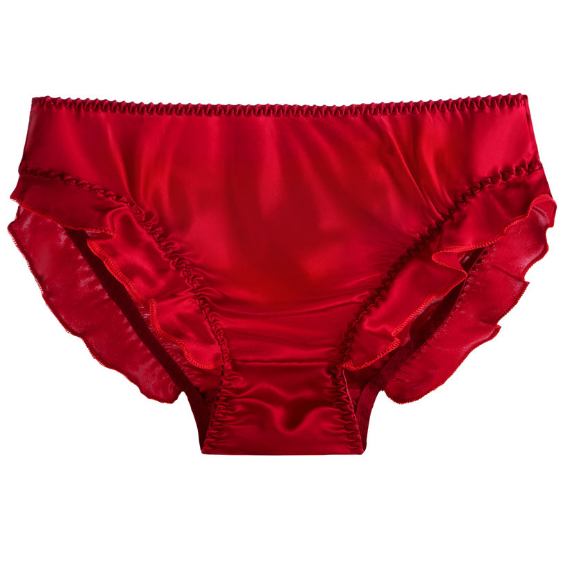 Silk Sexy Ruffle Panties