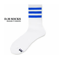 Rainbow Striped Sweat-wicking Sports Socks