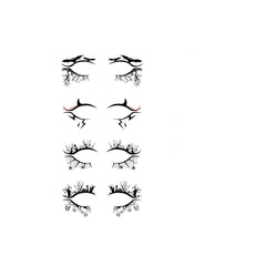 Halloween Makeup Tools Bat Spider Decorative Eyeliner Eyeshadow Sticker