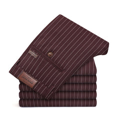 Men's Striped Fashion Slim Straight Casual Pants