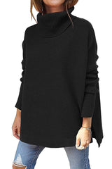 2023 Turtleneck Batwing Pullover Sweater