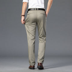 Men's Soft and Comfortable Straight Business Casual Pants