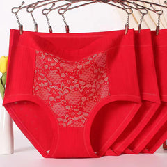 Oversized Cotton High Waist Panties
