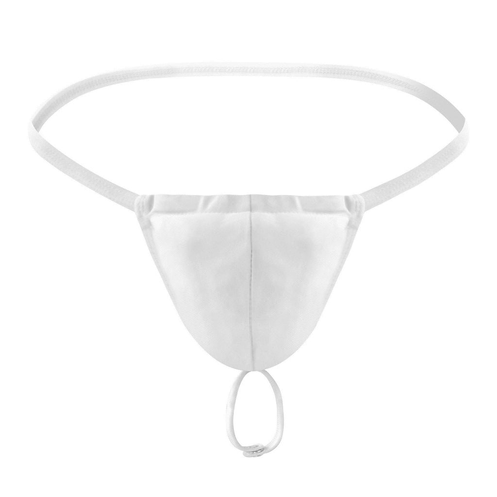 Tzy028T Swimming Suspenders Ring Thong