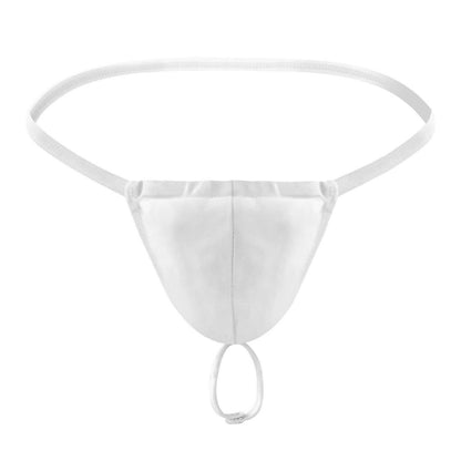 Tzy028T Swimming Suspenders Ring Thong