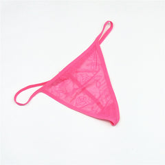New Sexy Transparent Bow Thong