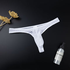 Men's Sexy Low Rise Silk Thong