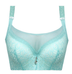 Thin full cup sexy plus size bra