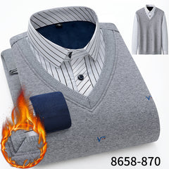 2023 Winter Business Casual Holiday Two Piece Warm Shirts