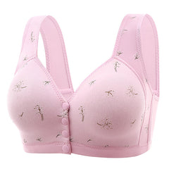 New style front button free wire bra