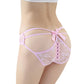 Transparent Sexy Lace Strap Bowknot Cute Briefs