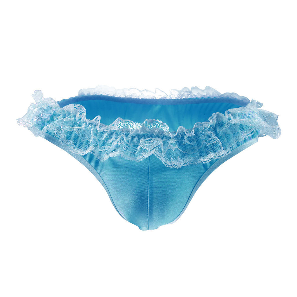 Tzy1063T Men's Lace Sexy Skirt Thong