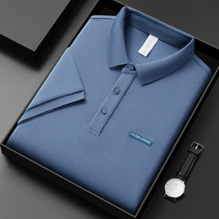 2023 Summer New Men's Loose Simple Polo Shirt