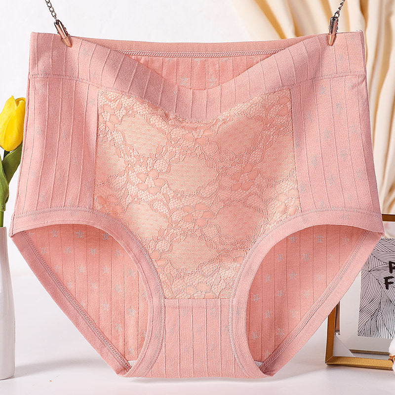 Oversized Cotton High Waist Panties