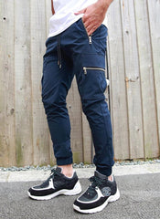 Men's Fitness Running Large Pocket Casual Trousers
