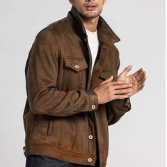 2023 New Suede Versatile Lapel Jacket