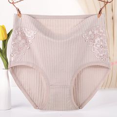 plus size high waist pure cotton Panties