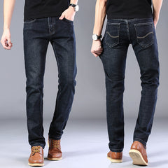 Men's Slim Straight Stretch Business Casual Jeans
