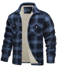 2023 New Style Lapel Plaid Loose Jacket