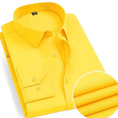 Men's Business Striped Cotton Professional Work Shirt