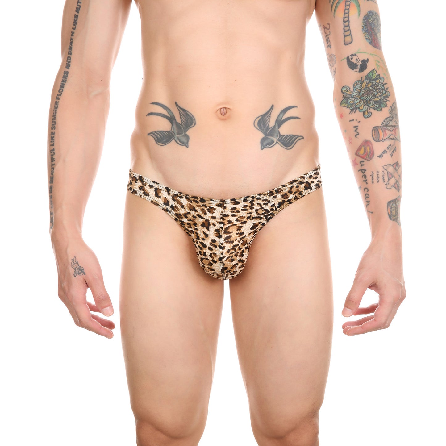 Men's sexy leopard Panties