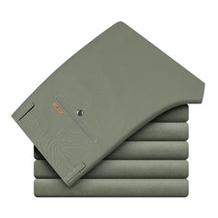 Men's Straight Loose Elastic Business Casual Pants