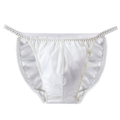 100% mulberry silk large pouch briefs
