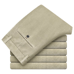Men's Corduroy Stretch Straight Casual Pants