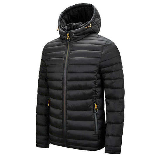 Men's New Winter Large Size Hooded Cotton Coat
