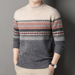 Men's 100% Pure Wool Thick Warm Sweater