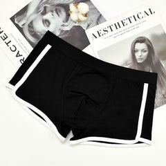 Men's Large Size Cotton Skin-friendly Elastic Breathable Boxer Briefs