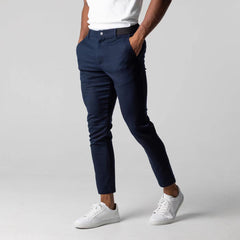 Men's New Breathable Business All-match Cotton Casual Pants