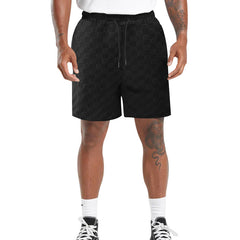 2024 Men's Checkerboard Loose Sports Casual Shorts