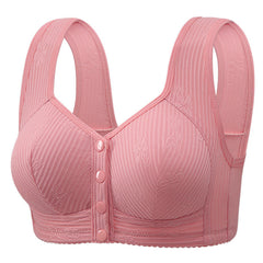 New style front button thin non-wire vest bra