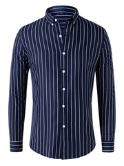 2025 New Men's Striped Shirt