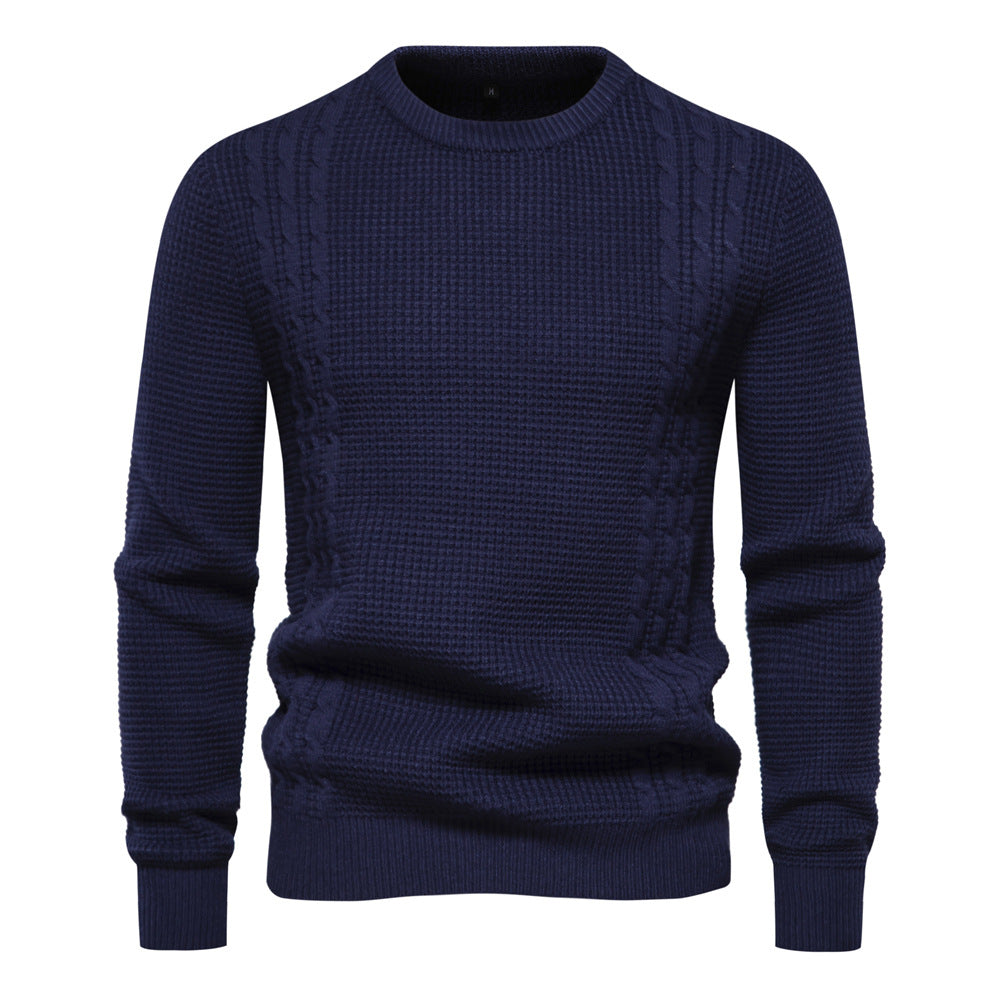 2023 New Men's Waffle Sweater