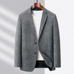 Men's Business Casual Fashion Printed Blazer