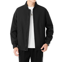 Men's Stand Collar Casual Loose Large Size Jacket