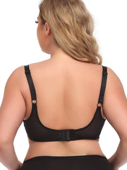 Sexy ultra-thin see-through BCDEF cup bra