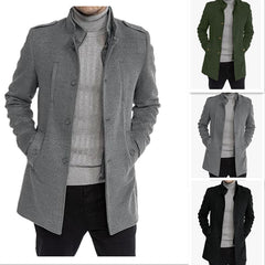 Men's Casual Comfortable Woolen Coat