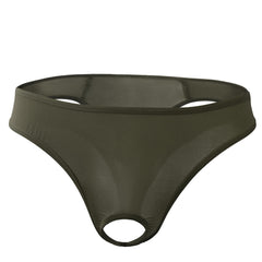 Men's Transparent Ice Silk Thong