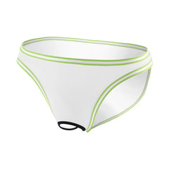 Men's Sexy Transparent Large Size Low Rise Open Crotch Briefs