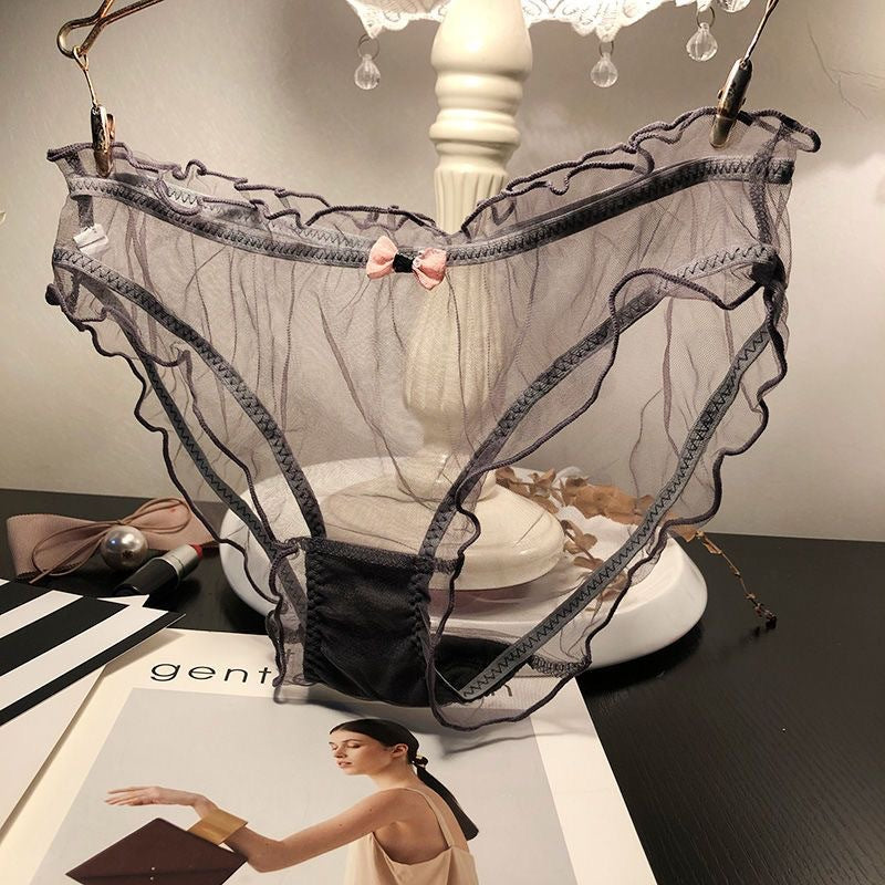 Sexy Lace Transparent Thin Seamless Panties