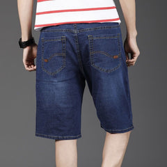 Men's Loose Straight Large Size Denim Shorts