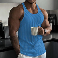 Summer Knitted Fitness Sports Slim Vest